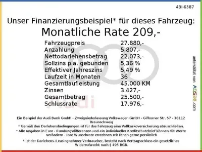 Gebraucht Audi Q2 Advanced Plus 150 PS (110 kW) 2023 Mythosschwarz metallic SUV