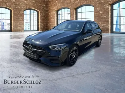 Gebraucht Mercedes C220 AMG 200 PS (147 kW) 2023 Unilack schwarz Kombi