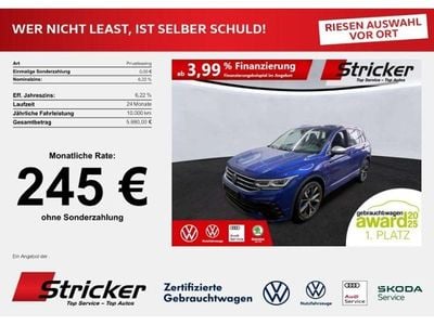 Second-hand VW Tiguan R 320 CP (235 kW) 2023 Albastru SUV