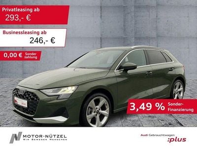 Distriktgrün metallic Gebraucht 2025 Audi A3 Advanced Plus Limousine | 32.630 € (Guter Preis)