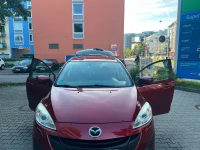 Gebraucht Mazda 5 Edition 144 PS (105 kW) 2011 Rot Van / Kleinbus