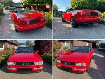 Gebraucht Audi 80 133 PS (97 kW) 1993 Rot Cabrio