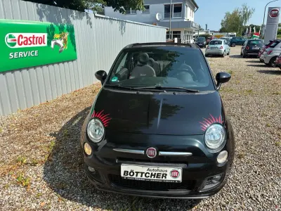 Gebraucht Fiat 500C S 69 PS (50 kW) 2015 Vesuvio schwarz Cabrio