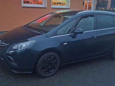 Gebraucht Opel Zafira Tourer Eco 136 PS (100 kW) 2014 Grün Van / Kleinbus