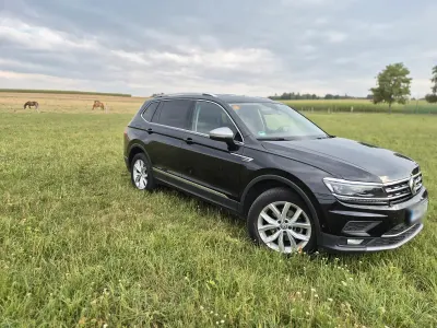 Gebraucht VW Tiguan Allspace Highline 150 PS (110 kW) 2018 Schwarz SUV