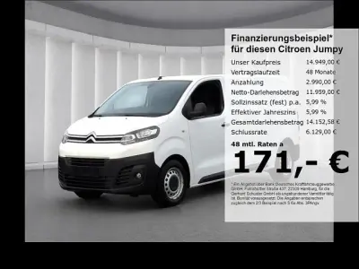 Gebraucht Citroën Jumpy 102 PS (75 kW) 2021 Lack weiss banquise/typ aussenverkleidun Van / Kleinbus