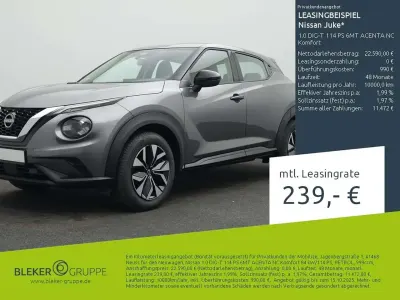 Nouă Nissan Juke Acenta 114 CP (83 kW) 2025 Gri SUV