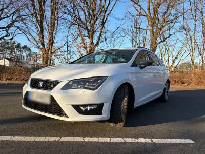 Brugt Seat Leon ST FR 150 HK (110 kW) 2016 Hvid Stationcar