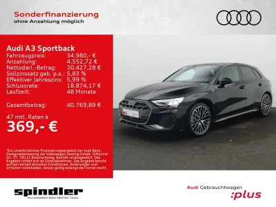 Gebraucht Audi A3 S-Line 150 PS (110 kW) 2025 Mythosschwarz metallic Limousine
