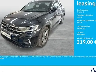 Gebraucht VW T-Roc R-line 110 PS (80 kW) 2023 Schwarz SUV