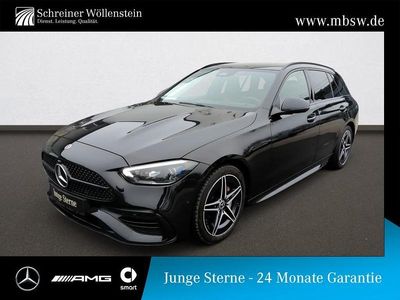Schwarzlack obsidianschwarz Gebraucht 2022 Mercedes C220 AMG Kombi | 33.990 € (Fairer Preis)