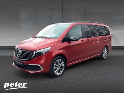 Używany Mercedes EQV300 150 kW (204 KM) 2024 Czerwony Minivan