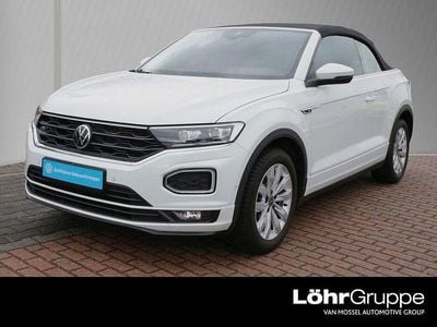 Gebraucht VW T-Roc Cabriolet R-line 150 PS (110 kW) 2021 Weiß Cabrio