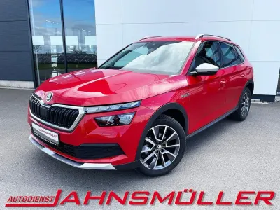 Gebraucht Skoda Kamiq ScoutLine 110 PS (80 kW) 2022 Rot SUV