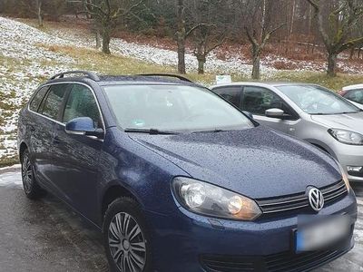 Gebraucht VW Golf VI 2010 Blau Kleinwagen