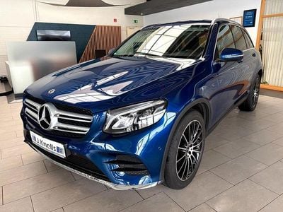 Blau Gebraucht 2018 Mercedes GLC220 AMG line SUV | 32.450 € (Fairer Preis)