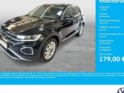 Brugt VW T-Roc Style 110 HK (80 kW) 2023 Sort SUV