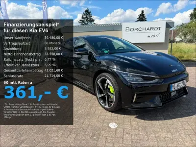 Gebraucht Kia EV6 GT 430 kW (585 PS) 2023 Schwarz SUV