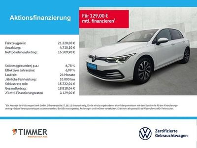 Second-hand VW Golf VIII Active 150 CP (110 kW) 2023 Alb Berlinǎ