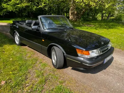 Brugt Saab 900 Cabriolet 170 HK (125 kW) 1993 Sort Cabriolet