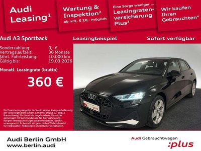 Gebraucht Audi A3 Advanced Plus 116 PS (85 kW) 2025 Mythosschwarz metallic Kombi