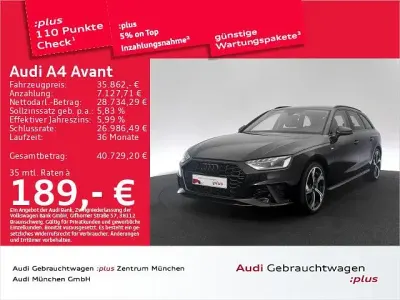 Gebraucht Audi A4 Competition 204 PS (150 kW) 2024 Mythosschwarz metallic Kombi