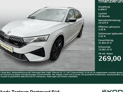Gebraucht Skoda Octavia RS 265 PS (194 kW) 2025 Moonweiß perleffekt Kombi