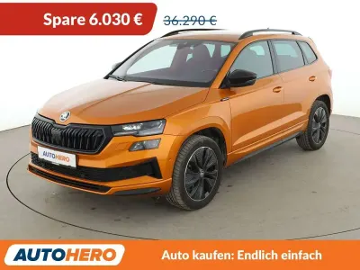 Gebraucht Skoda Karoq SportLine 150 PS (110 kW) 2025 Orange SUV