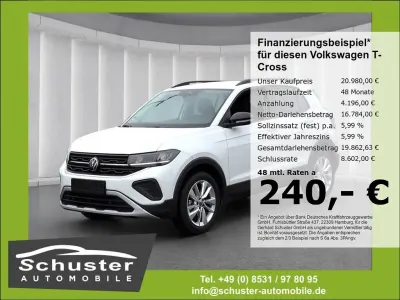 Gebraucht VW T-Cross Goal 95 PS (69 kW) 2024 Weiss SUV