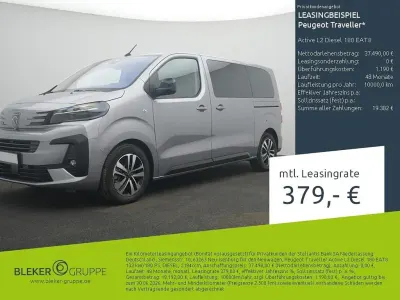 Neu Peugeot Traveller Active 179 PS (131 kW) 2026 Titaniumgrau Van / Kleinbus