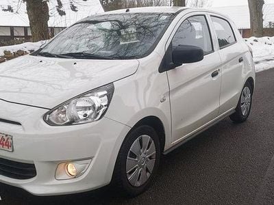 Gebraucht Mitsubishi Space Star 71 PS (52 kW) 2013 Weiß Kleinwagen