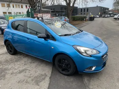 Gebraucht Opel Corsa Color Edition 90 PS (66 kW) 2017 Arktis blau (m2) Kleinwagen