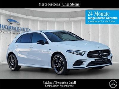 Gebraucht Mercedes A250 AMG line 218 PS (160 kW) 2020 Unilack polarweiß Limousine