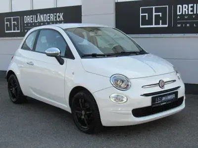 Używany Fiat 500 Pop Star 69 KM (50 kW) 2017 Biały Hatchback
