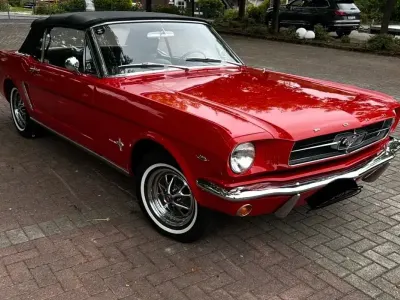 Occasion Ford Mustang 190 ch (139 kW) 1965 Rouge Cabriolet