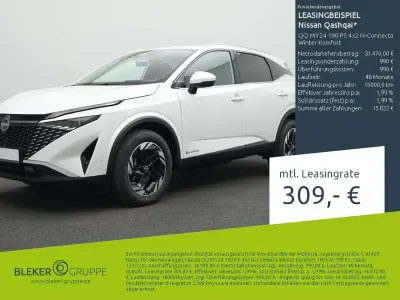 Neu Nissan Qashqai Comfort 190 PS (139 kW) 2025 Pearl white black te SUV
