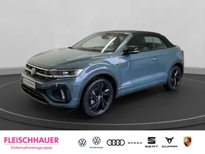 Gebraucht VW T-Roc Cabriolet R-line 150 PS (110 kW) 2026 Petroleum blue metallic Cabrio