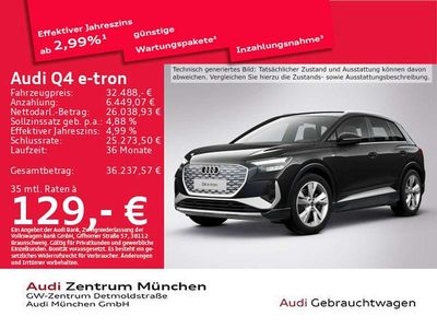 Gebraucht Audi Q4 e-tron Ambiente 194 kW (265 PS) 2023 Mythosschwarz metallic SUV