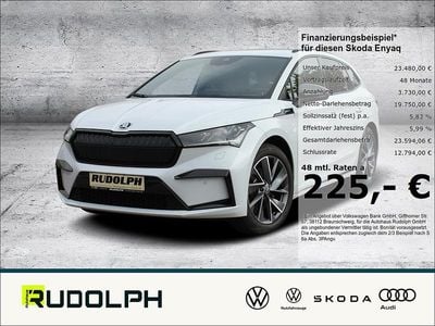 Gebraucht Skoda Enyaq iV SportLine 150 kW (204 PS) 2021 Weiss SUV