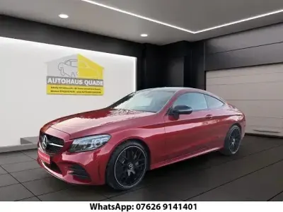 Brugt Mercedes C300 Sport 258 HK (189 kW) 2018 Rød Coupe