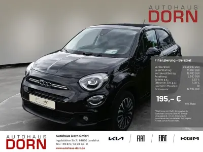 Gebraucht Fiat 500X Dolcevita 131 PS (96 kW) 2024 Cinema schwarz SUV