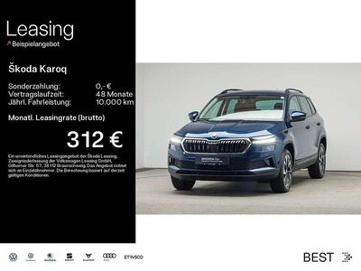 Gebraucht Skoda Karoq Style 116 PS (85 kW) 2023 Lavablau metallic (metallic) SUV