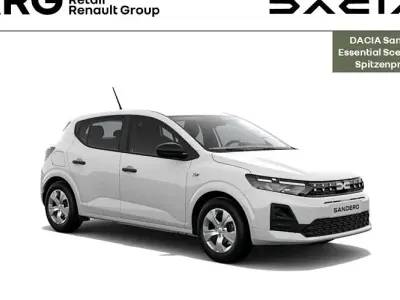 Ny Dacia Sandero Essentiel 67 HK (49 kW) 2026 Hvid Sedan