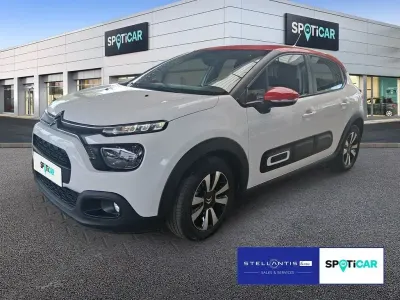 Gebraucht Citroën C3 Shine 82 PS (60 kW) 2021 Weiß Kleinwagen