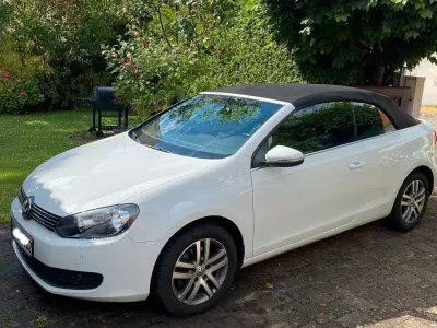 Gebraucht VW Golf Cabriolet 105 PS (77 kW) 2013 Weiß Cabrio