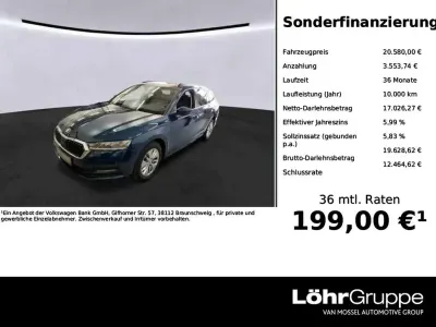 Gebraucht Skoda Octavia Ambition 150 PS (110 kW) 2023 Lavablau metallic Kombi