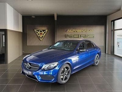 Brillantblau metallic Gebraucht 2018 Mercedes C200 AMG Limousine | 27.490 € (Fairer Preis)