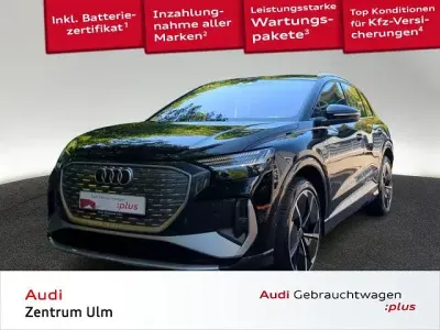 Gebraucht Audi Q4 e-tron S-Line 250 kW (340 PS) 2024 0e mythosschwarz metallic SUV
