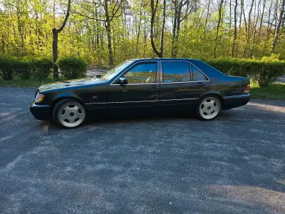 Brugt Mercedes 500 326 HK (239 kW) 1998 Sort Sedan