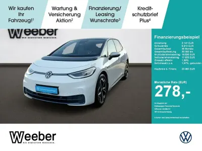 Gebraucht VW ID.3 Pro Performance 150 kW (204 PS) 2020 Gletscherweiß (metallic) Kleinwagen